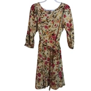 Grace and Lace Milana Floral Flowy Boho Lightweight Dress Size XS